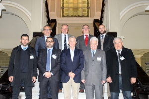 Miembros de la delegación del Puerto de Nador junto a representantes del Puerto de Málaga con el Presidente de la Autoridad Portuaria de Málaga a la cabeza